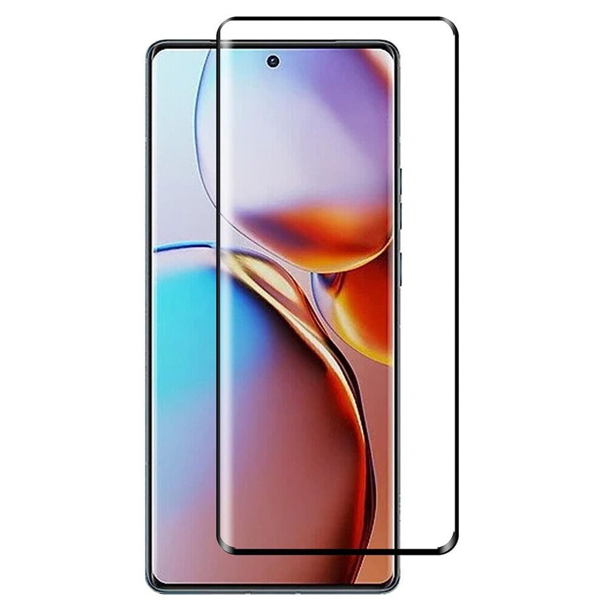 Protecteur d'écran en verre trempé incurvé à couverture complète pour Motorola Moto Edge (2024) Protecteur d'écran en verre trempé incurvé à couverture complète pour Motorola Moto Edge (2024)